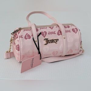 Juicy Couture Powder Blush Pink Bestseller Mini Barrel Bag
